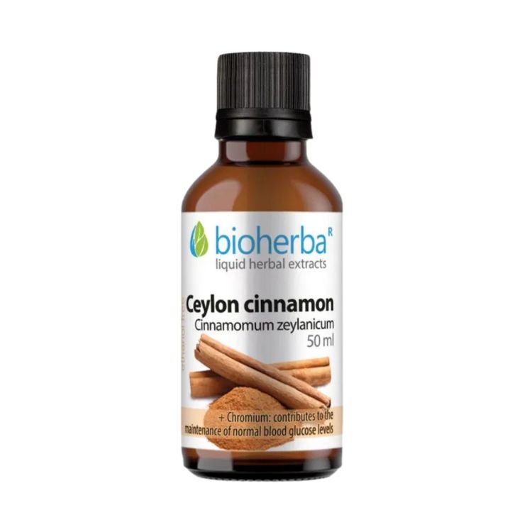 Obrázek Cejlonská skořice – tinktura kapky – 50 ml – Bioherba