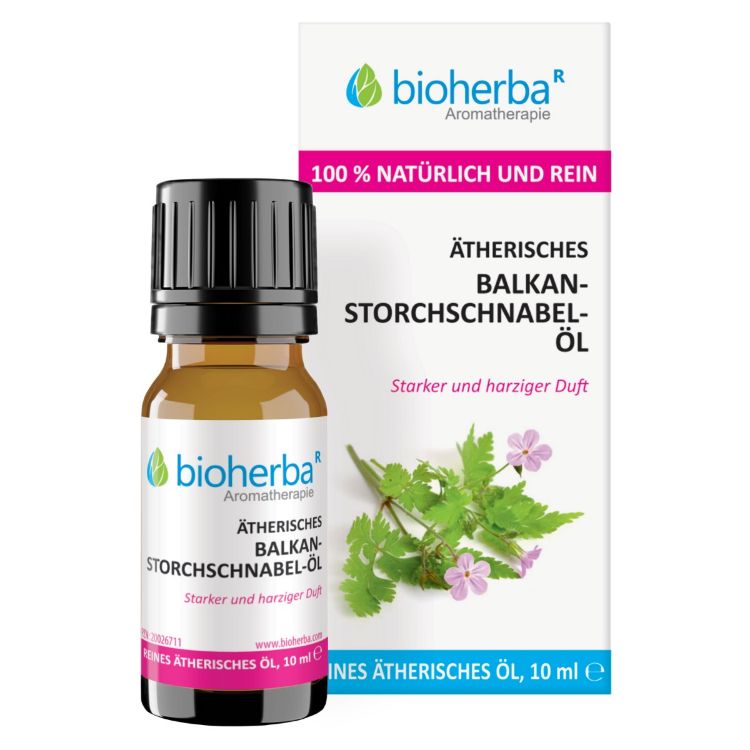 Obrázek Éterický olej z kakostu balkánského - 10 ml - Bioherba