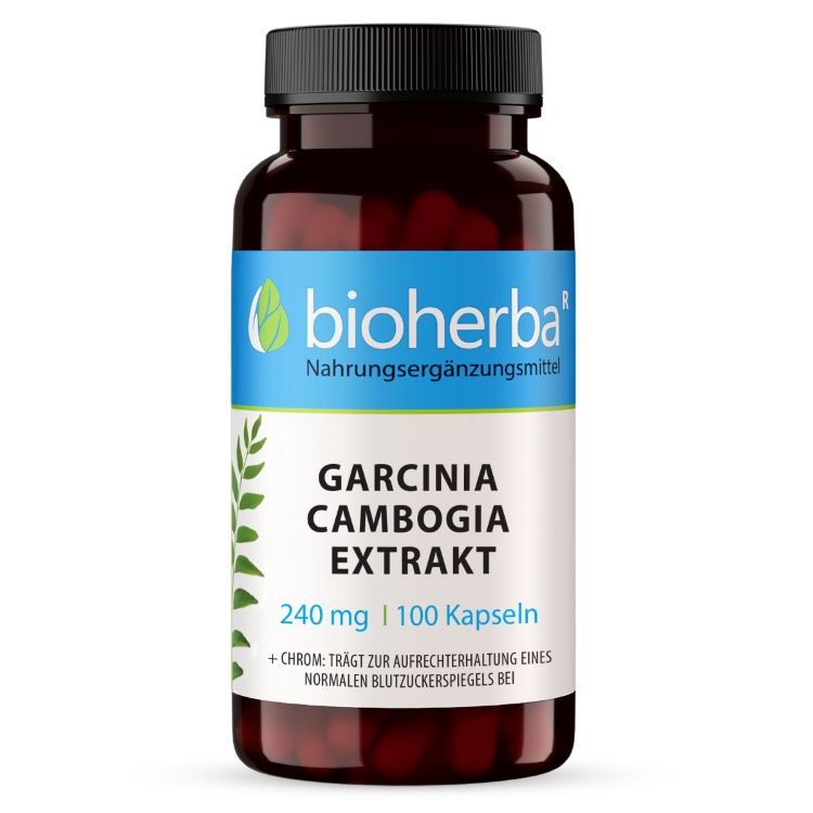 Obrázek Garcinia Cambogia extrakt 240 mg – 100 kapslí – Bioherba