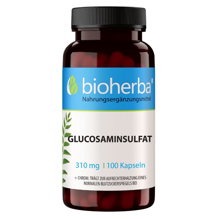 Obrázek Glukosamin sulfát 310 mg – 100 kapslí – Bioherba