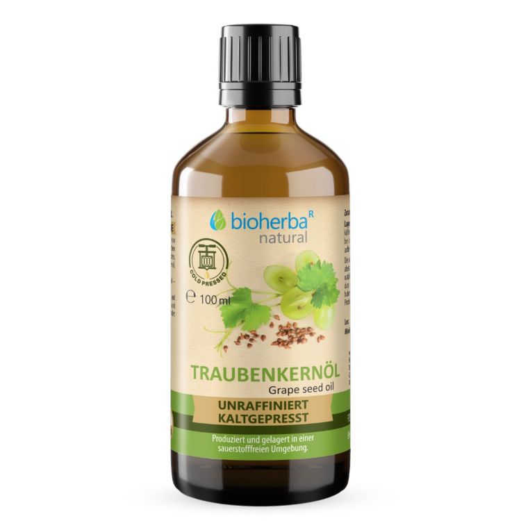 Obrázek Hroznový olej lisovaný za studena - 100 ml - Bioherba
