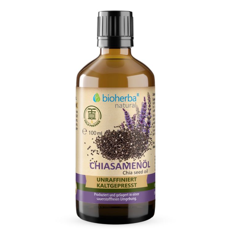 Obrázek Chia olej lisovaný za studena - 100 ml - Bioherba