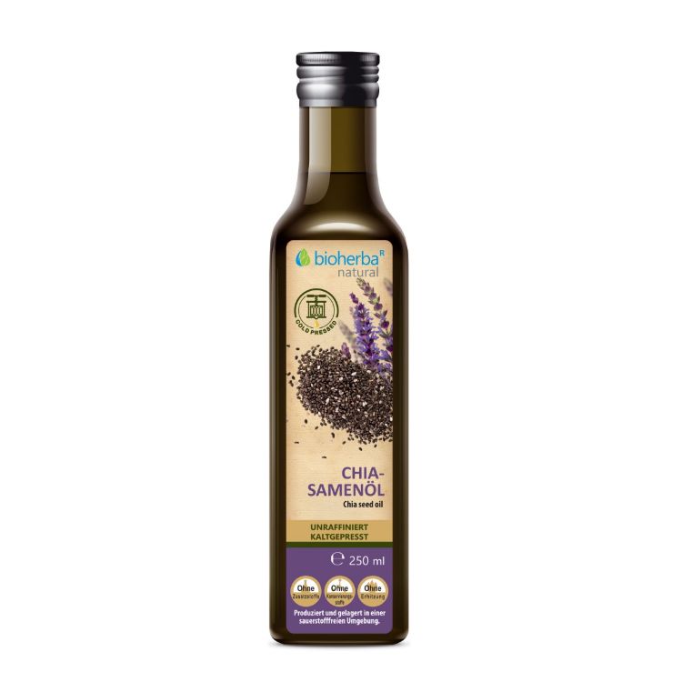 Obrázek Chia olej lisovaný za studena - 250 ml - Bioherba