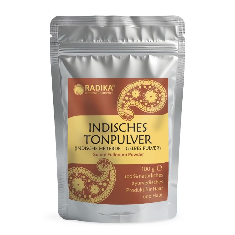 Obrázek Indická jílová hlína (Multani Mitti) prášek - 100 g - Bioherba