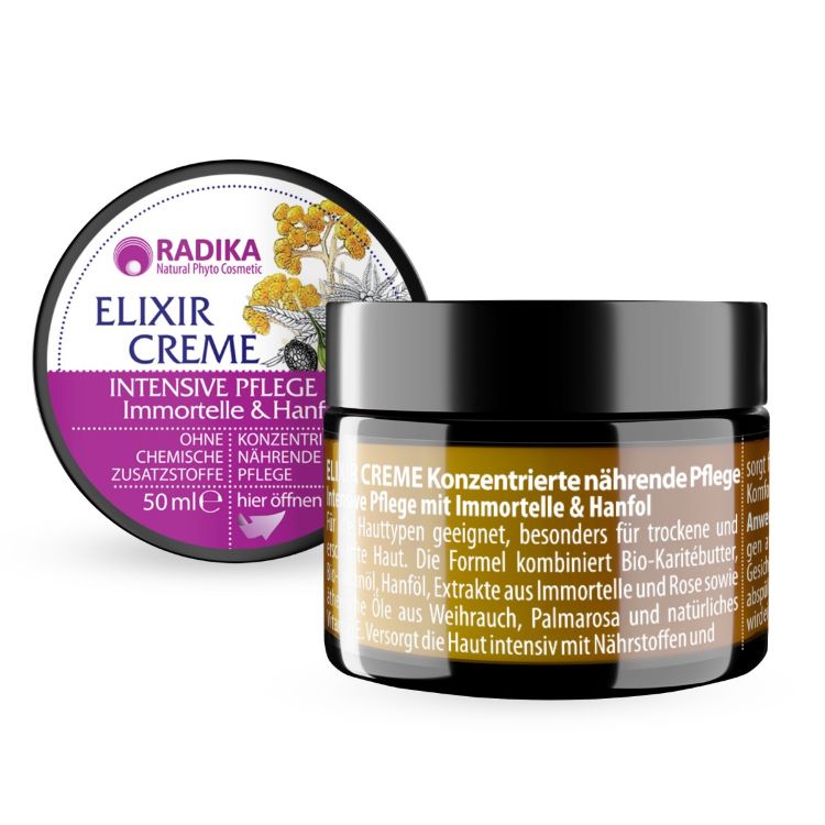 Obrázek Intenzivní regenerační krém s olejem z immortelle a konopným olejem - 50 ml - Bioherba