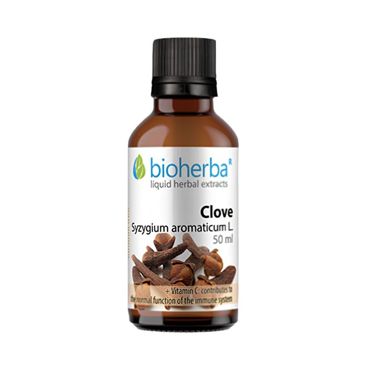 Obrázek Hřebíček – tinktura kapky – 50 ml – Bioherba