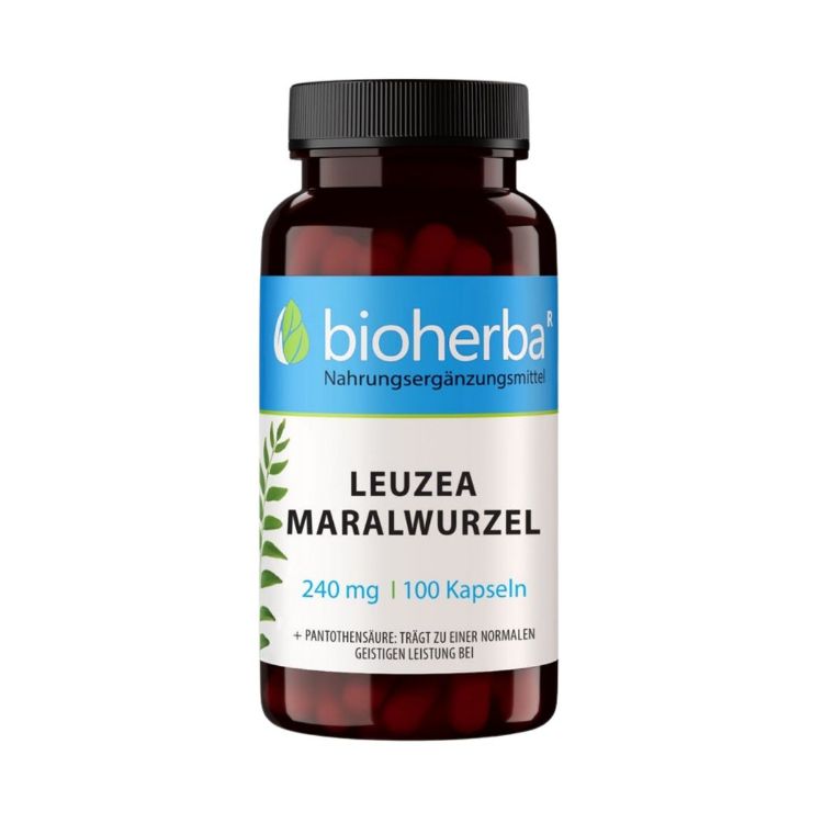Obrázek Leuzea (maralí kořen) 240 mg – 100 kapslí – Bioherba