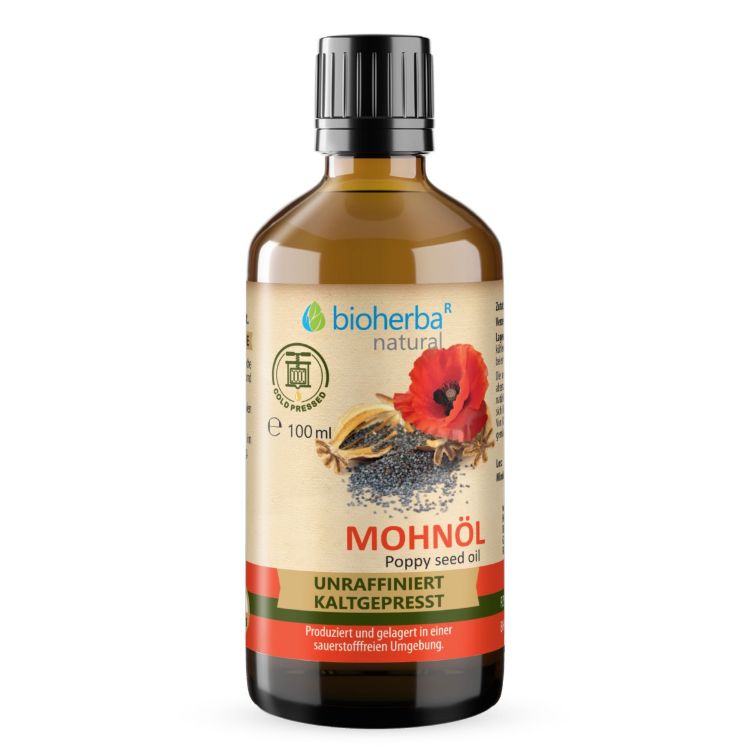 Obrázek Makový olej lisovaný za studena - 100 ml - Bioherba