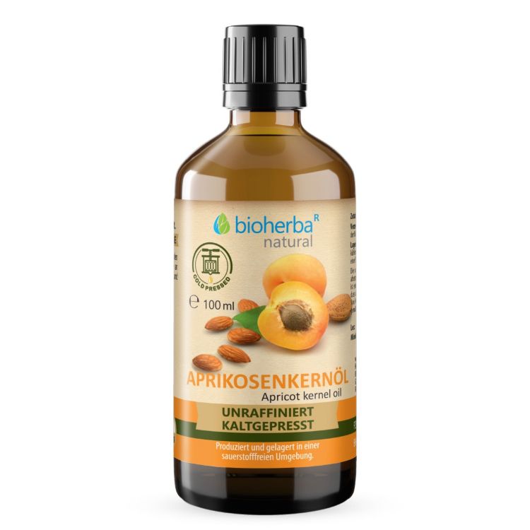 Obrázek Meruňkový olej z jader lisovaný za studena - 100 ml - Bioherba