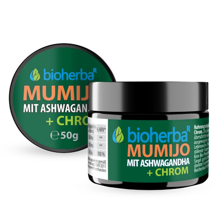 Obrázek Mumio extrakt Shilajit s ashwagandhou - 50 g - Bioherba