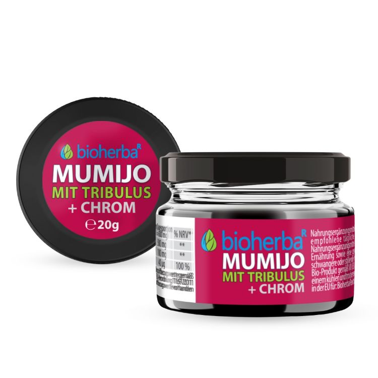 Obrázek Mumio extrakt Shilajit s tribulusem - 20 g - Bioherba