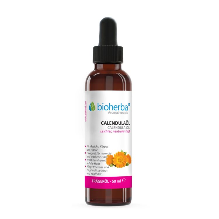 Obrázek Měsíčkový olej – čistý nosný olej – 50 ml – Bioherba