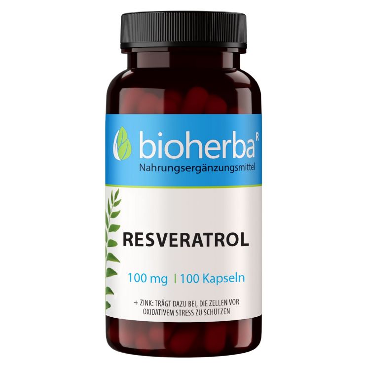 Obrázek Resveratrol 100 mg - 100 kapslí - Bioherba