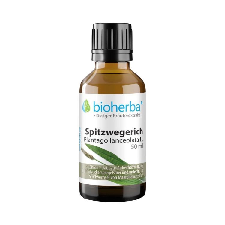 Obrázek Jitrocel kopinatý – tinktura kapky – 50 ml – Bioherba