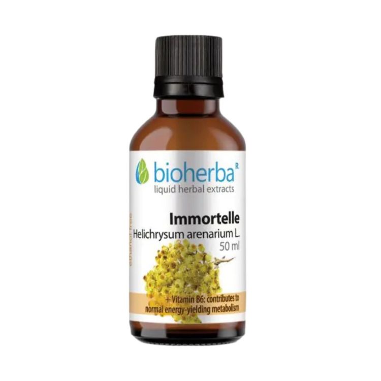 Obrázek Slaměnka písečná – tinktura kapky – 50 ml – Bioherba
