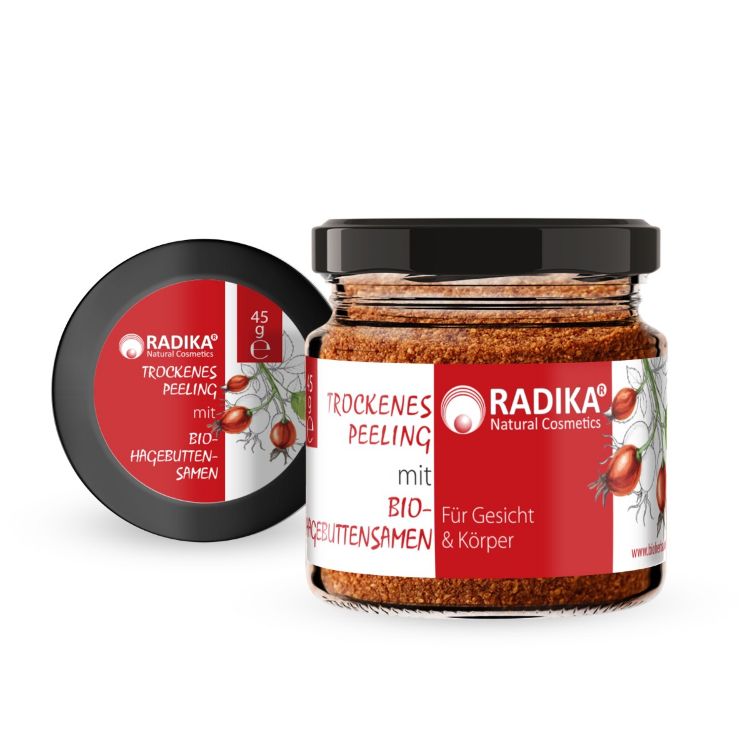 Obrázek Suchý peeling s BIO šípkovými semínky - 45 g - Bioherba
