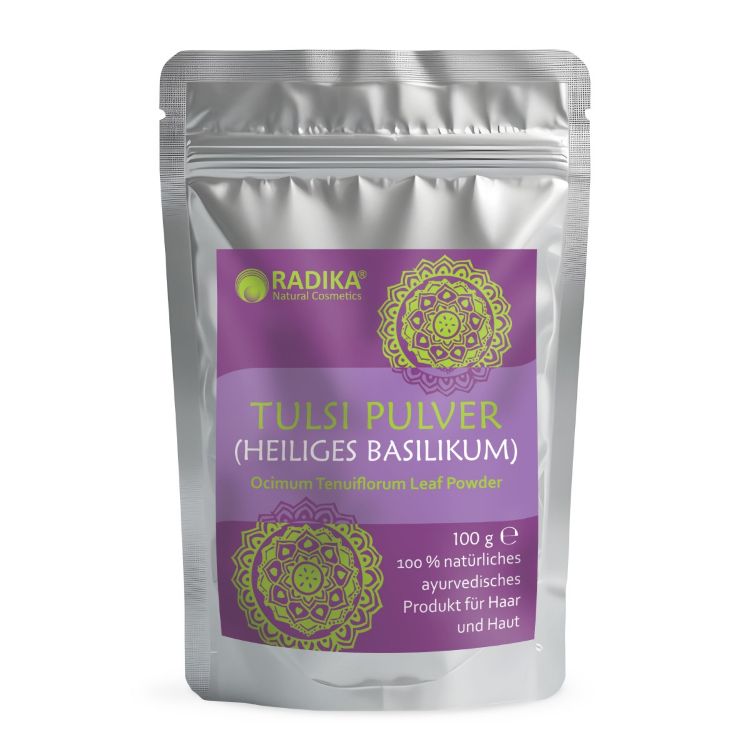 Obrázek Tulsi prášek (bazalka posvátná) - 100 g - Bioherba