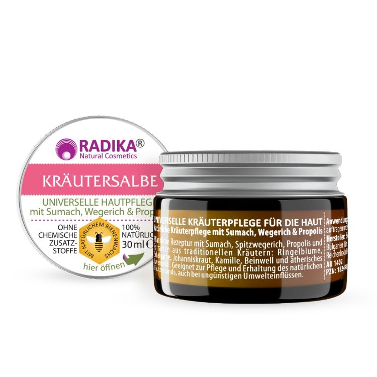 Obrázek Univerzální bylinná mast se škumpou, jitrocelem a propolisem - 30 ml - Bioherba