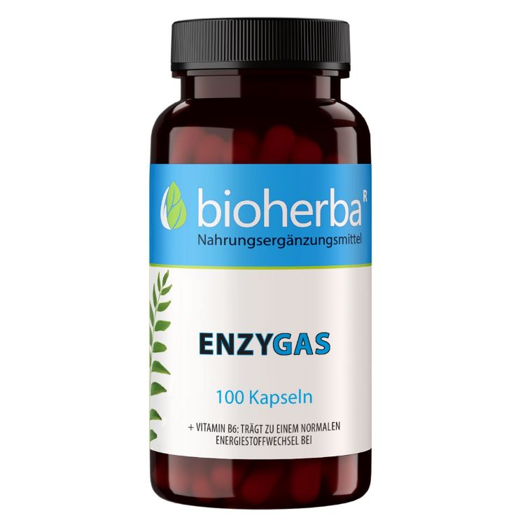 Obrázek Anti-Gas – enzymy proti nadýmání – 100 kapslí – Bioherba