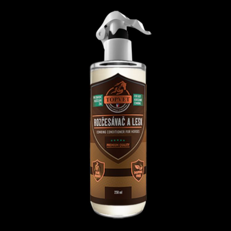 Obrázek Rozčesávač a lesk pro koně 250 ml - Green idea