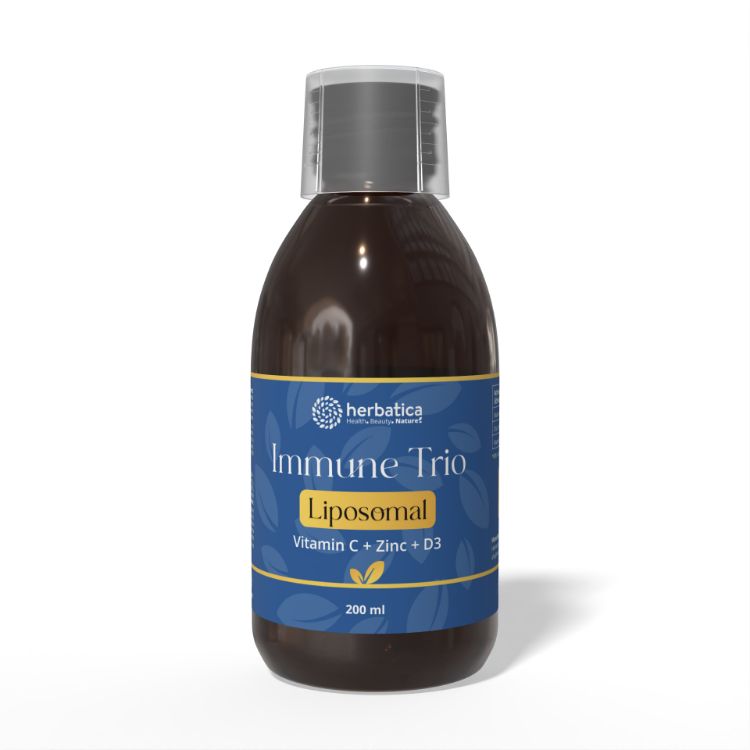 Obrázek Lipozomální Trio Imunita (vitamin C + zinek + D3) - 200 ml - Herbatica