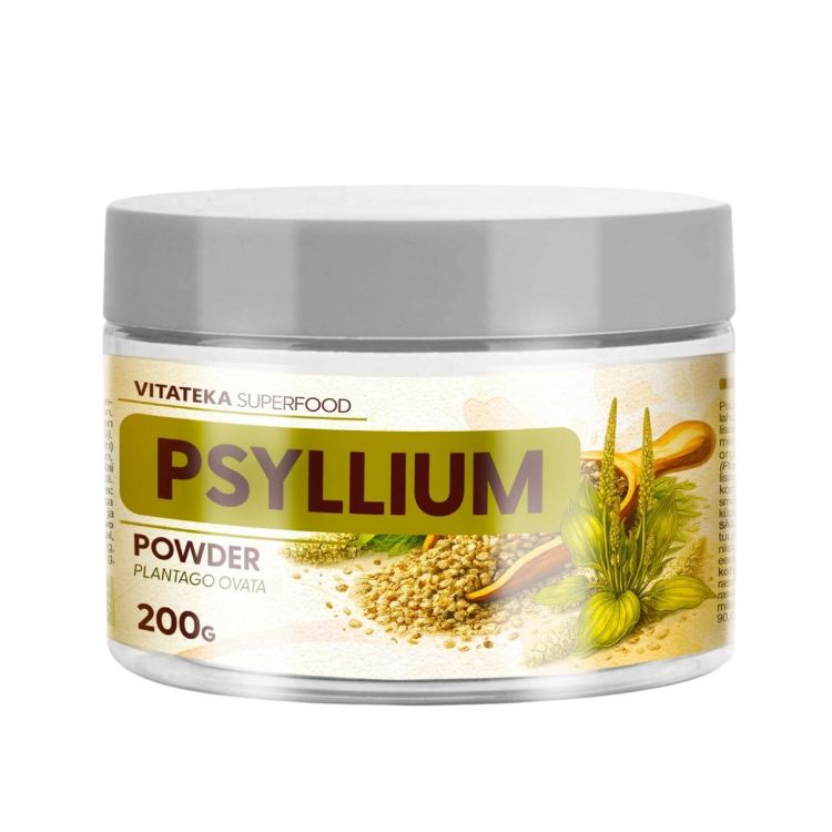 Obrázek Psyllium – prášek ze slupek jitrocele indického – 200 g – Vitateka