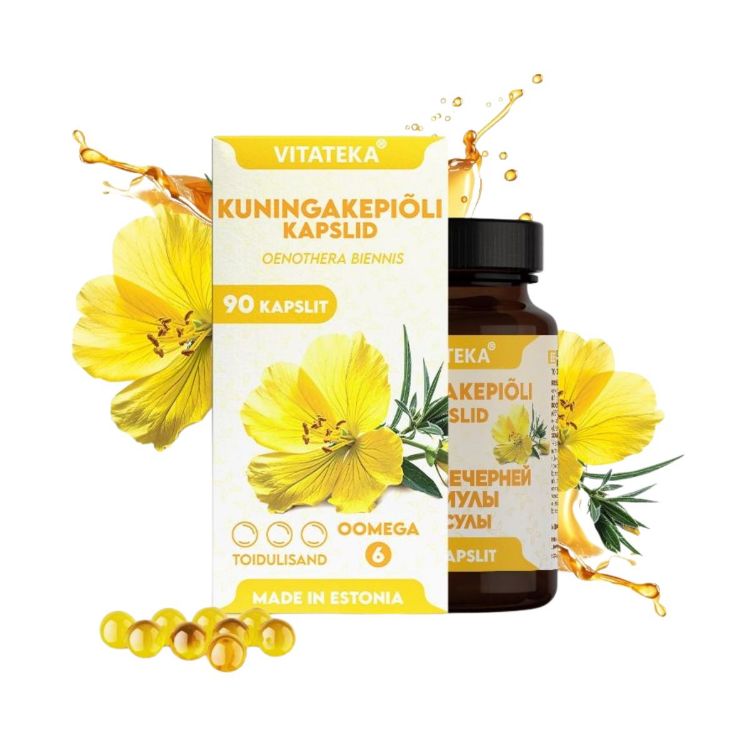Obrázek Pupalkový olej 500 mg - 90 kapslí - Vitateka