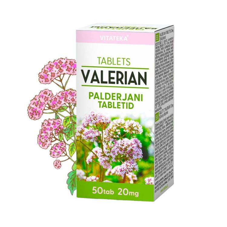 Obrázek Kozlík lékařský 20 mg - 50 tablet - Vitateka