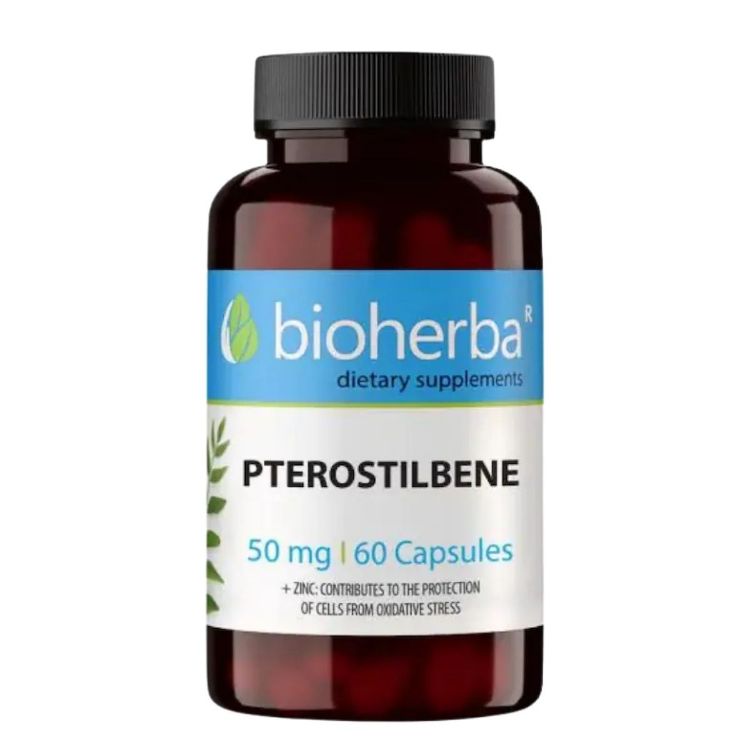 Obrázek Pterostilben 50 mg – 60 kapslí – Bioherba