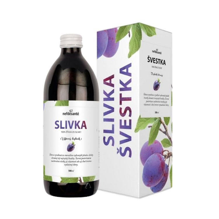 Obrázek Švestková šťáva – 500 ml – Nefdesanté