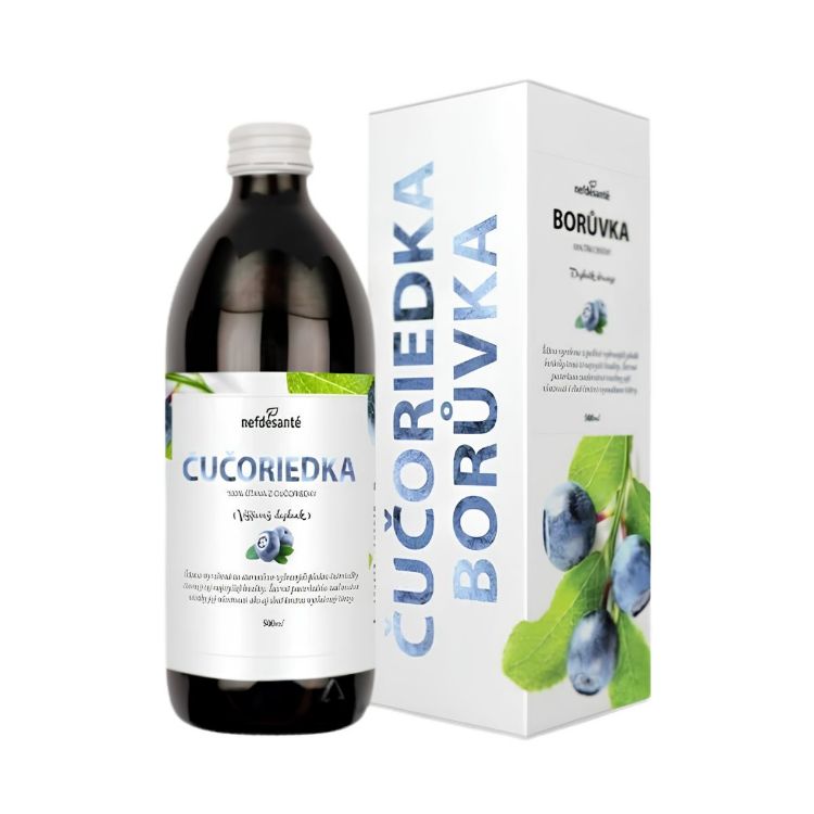 Obrázek Borůvková šťáva – 500 ml – Nefdesanté