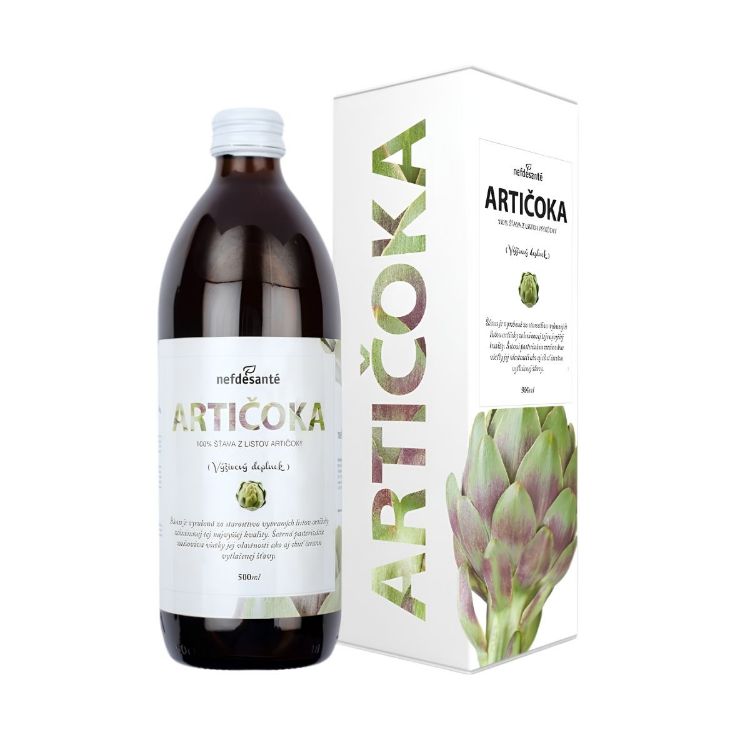 Obrázek Artyčoková šťáva – 500 ml – Nefdesanté
