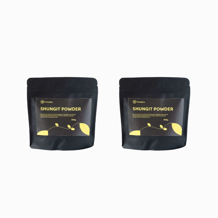 Obrázek Zvýhodněný set: 2× Šungitový pudr – 300 g – Herbatica