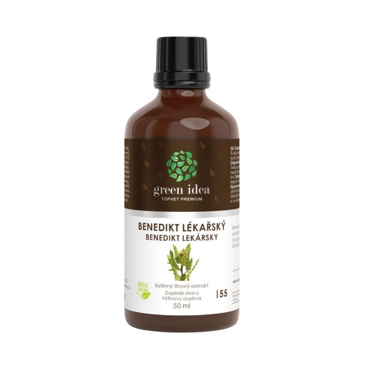 Obrázek Benedikt lékařský tinktura – kapky 50 ml – Green idea