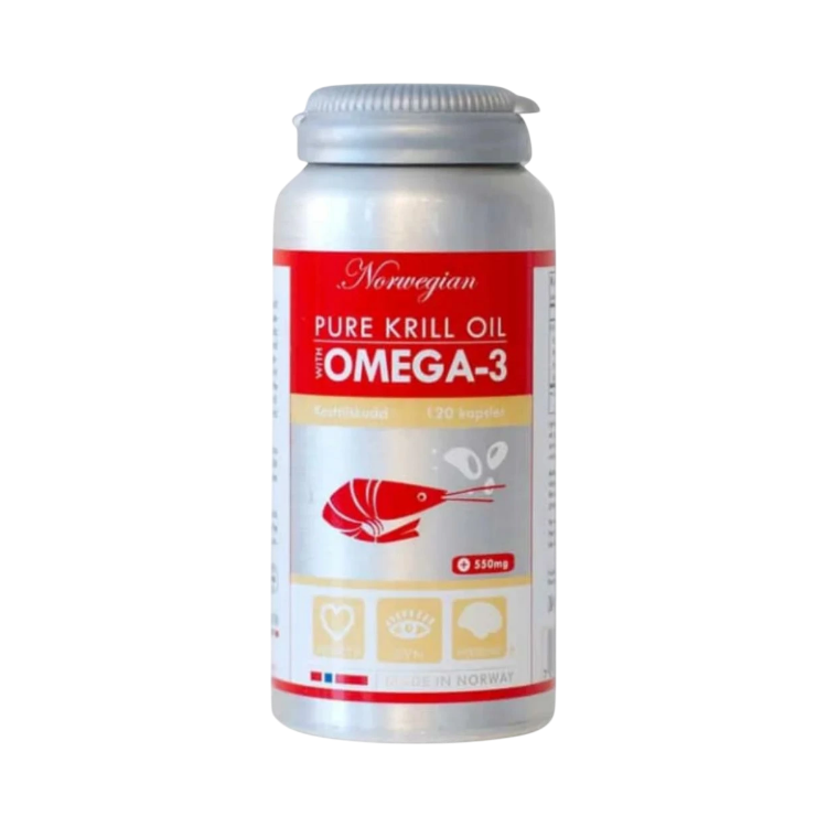 Obrázek PURE Krill Oil Omega-3 - Biopharma - 120 kapslí
