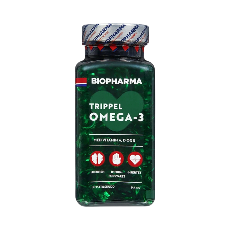 Obrázek Trippel Omega 3 - Biopharma - 144 kapslí