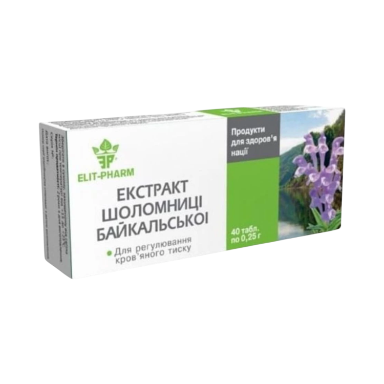 Obrázek Šišák bajkalský extrakt - 80 tablet - Elit Pharm