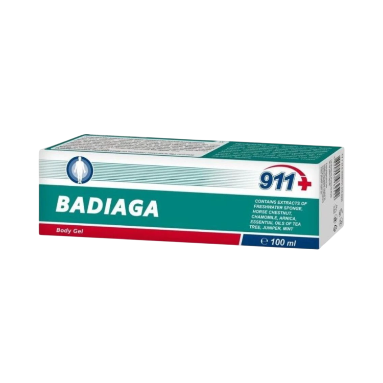 Obrázek BADIAGA – gel na modřiny a pohmožděniny – 100 ml – Twinstec 911+