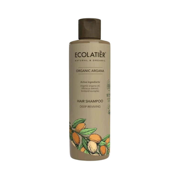 Obrázek Hloubkově vyživující šampon na vlasy Organic Argana - 250 ml - Ecolatier