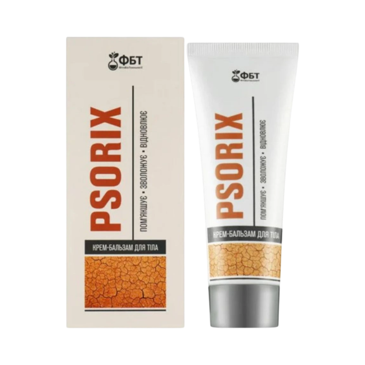 Obrázek PSORIX tělový krém-balzám pro péči o pokožku se sklonem k lupénce - 75 ml - FBT
