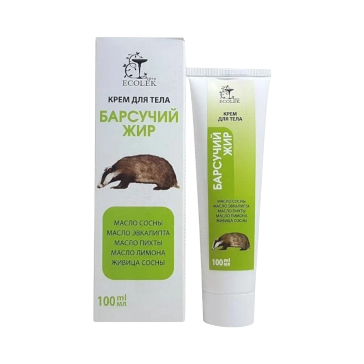 Obrázek Jezevčí mast (tuk) – tělový krém – 100 ml – Ecolek