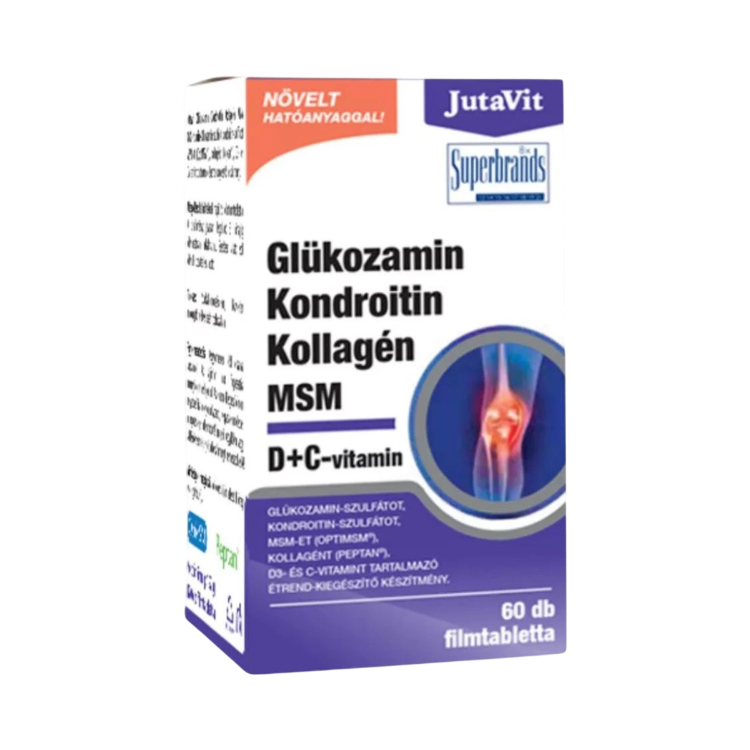 Obrázek Glukosamin, chondroitin, kolagen a MSM – doplněk stravy – 60 tablet – JutaVit