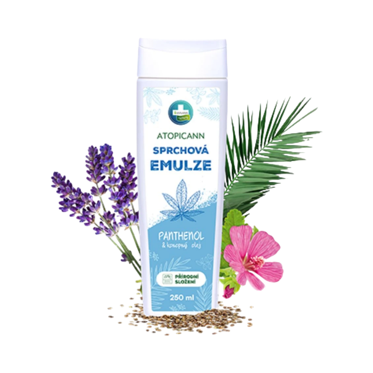 Obrázek ATOPICANN sprchová emulze s panthenolem - 250 ml - Annabis