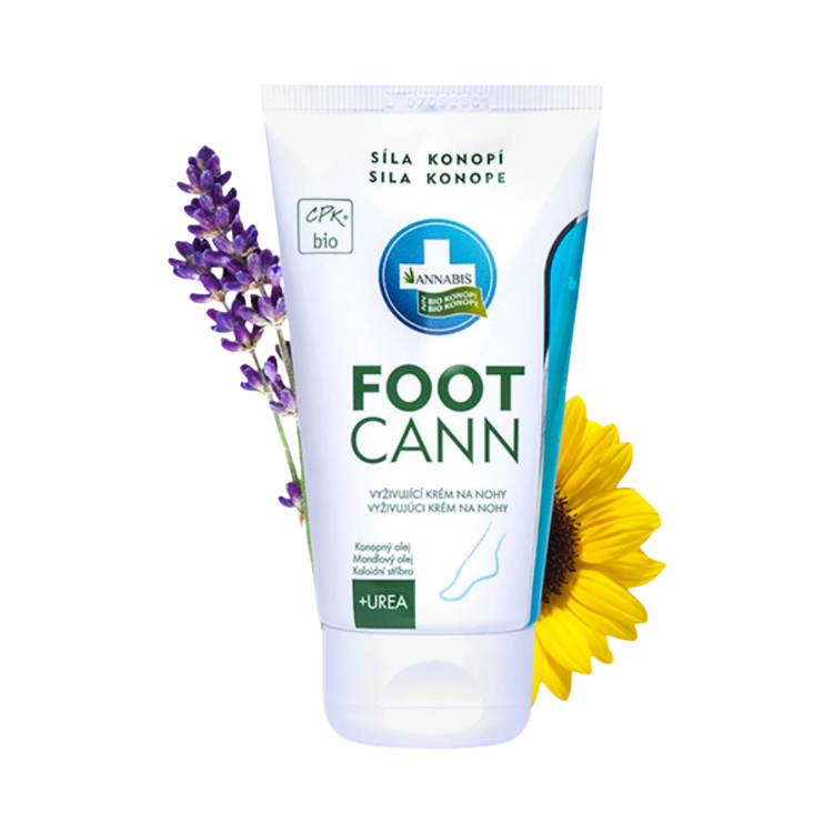 Obrázek FOOTCANN BIO krém na nohy s ureou - 75 ml - Annabis