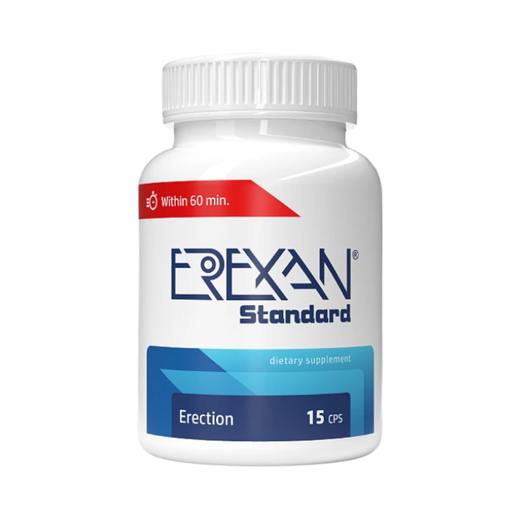 Obrázek EREXAN Standard pro intimní potřeby mužů v každém věku - 15 kapslí