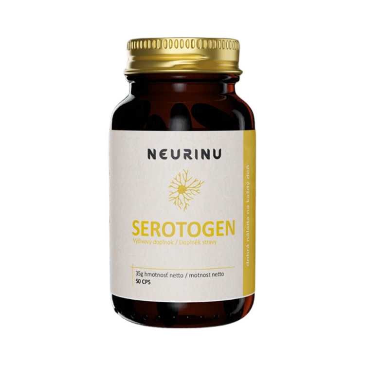 Obrázek NEURINU Serotogen pro dobrou náladu a energii – 50 kapslí