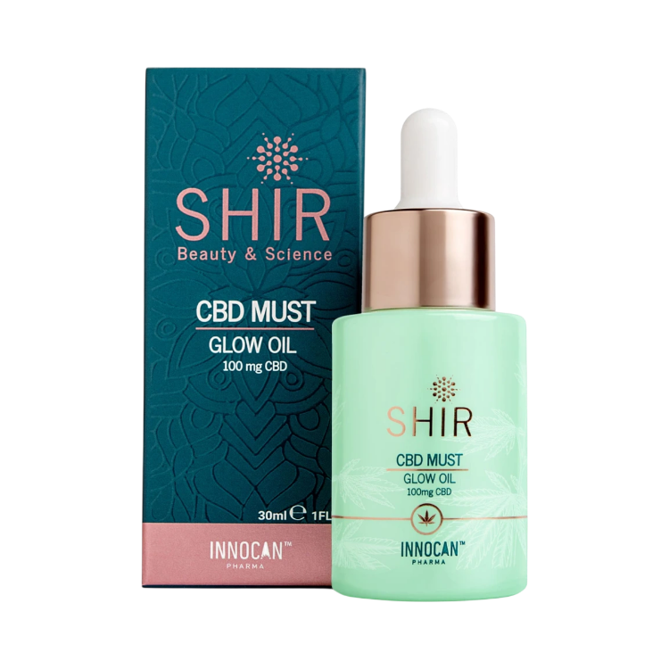Obrázek CBD rozjasňující pleťový olej 30 ml - SHIR Beauty & Science
