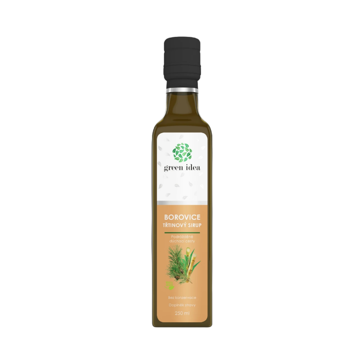 Obrázek Borovicový sirup - třtinový 250 ml - Green idea
