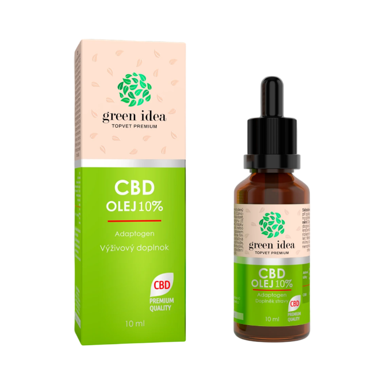 Obrázek CBD olej 10 % 10 ml - Green idea