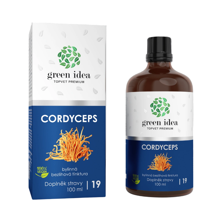 Obrázek Cordyceps - bezlihová tinktura 100 ml - Green idea
